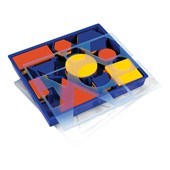 Attribute Block Desk Set w/ Storage Tray